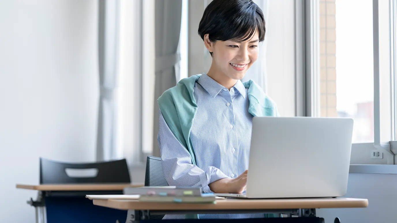 eラーニングだから、自分のペースで学習できる